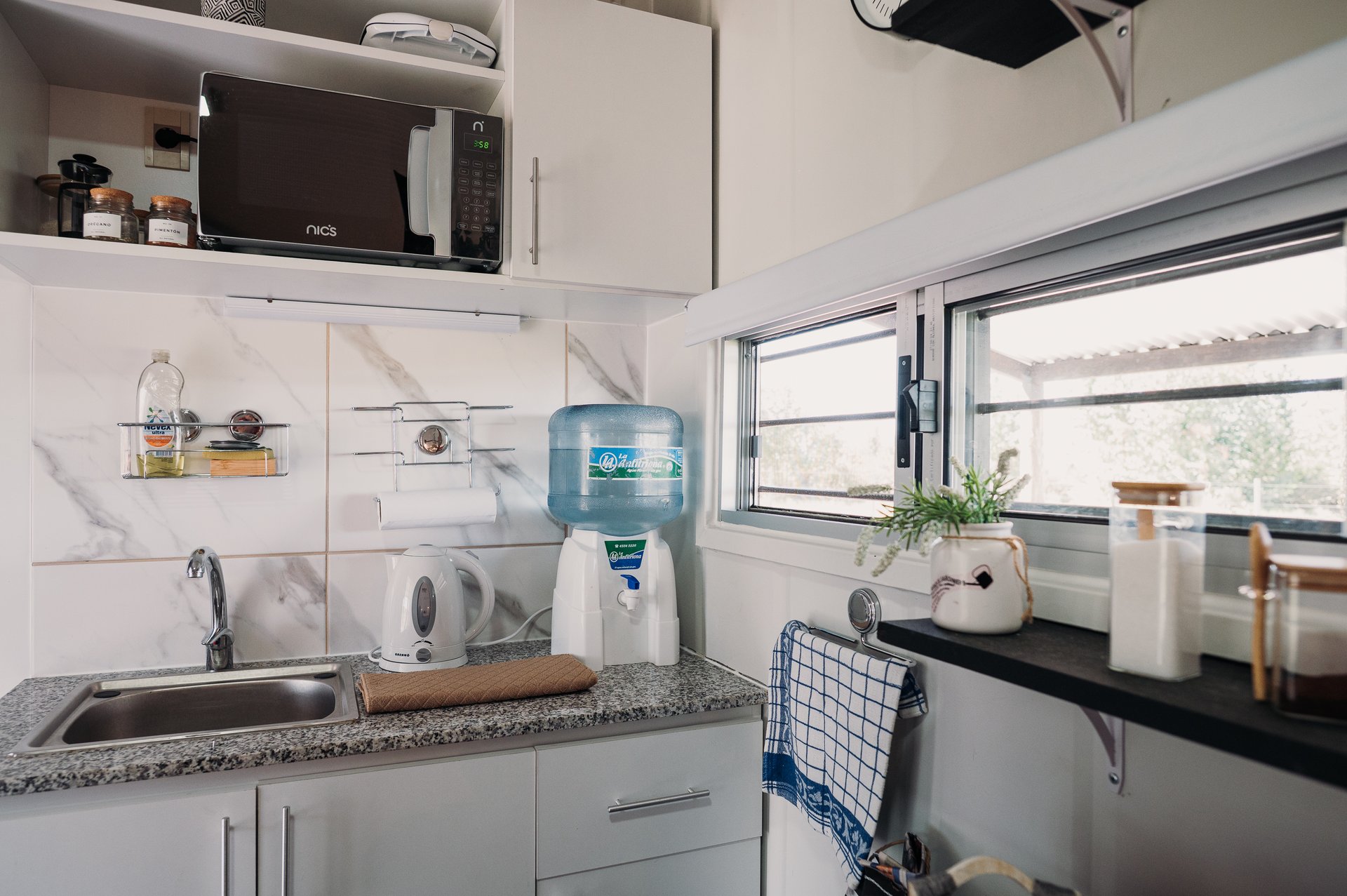 Pileta climatizada y deck